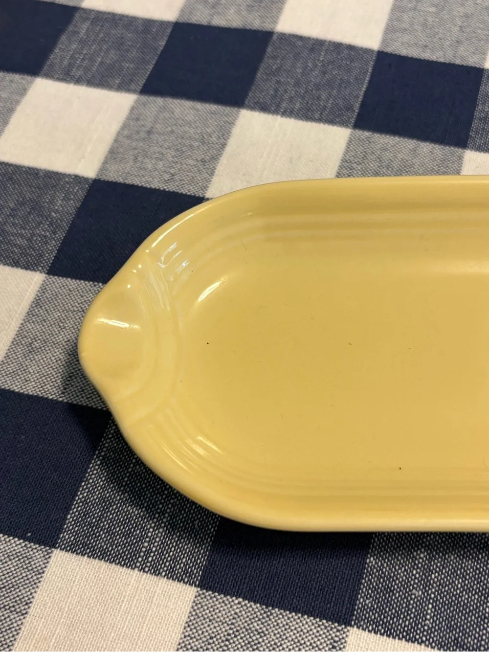 Vintage, Fiestaware utility or corn-on-the-cob relish trays, Fiesta